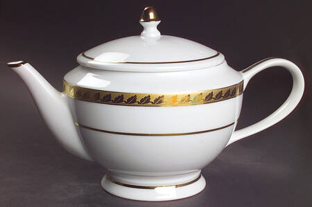 Golden Leaf Teapot & Lid
