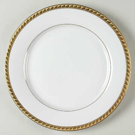 Golden Leaf 12" Chop Plate (Round Platter)