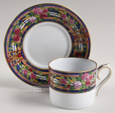 June Bride Flat Cup & Saucer Set