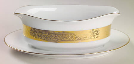 Magnificence Gravy Boat with Attached Underplate