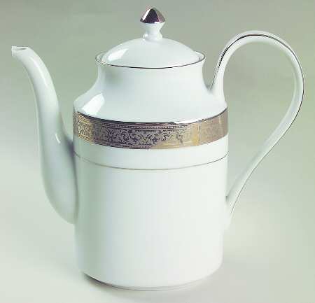Magnificence Platinum Coffee Pot & Lid