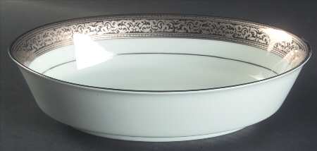 Magnificence Platinum 9" Oval Vegetable Bowl