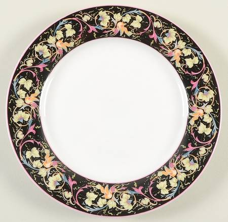 Midnight Garden Salad Plate