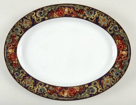 Notre Dame 13" Oval Serving Platter