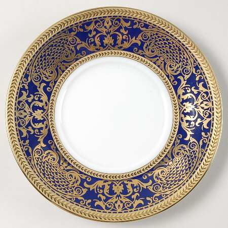 Pompadour Blue Saucer
