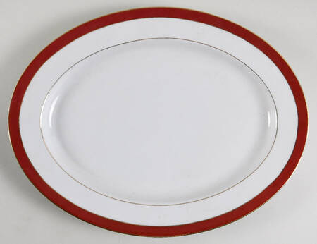Royal Bordeaux 13" Oval Serving Platter