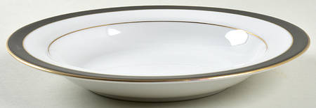 Royal Ebony Large Rim Soup Bowl