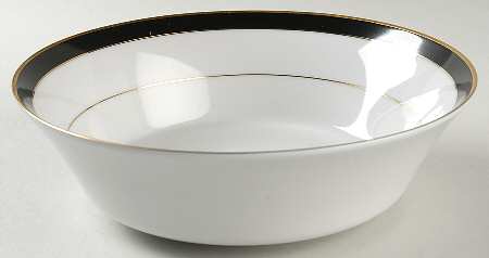 Royal Ebony 9" Round Vegetable Bowl