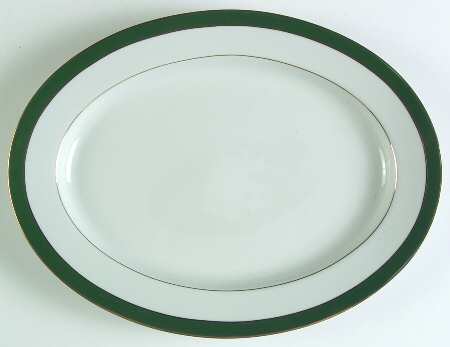 Royal Jade 13" Oval Serving Platter