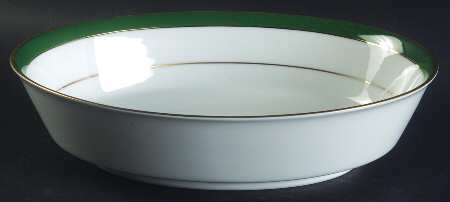 Royal Jade 9" Oval Vegetable Bowl