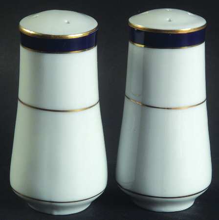 Royal Lapis (Navy Blue Band) Salt & Pepper Set
