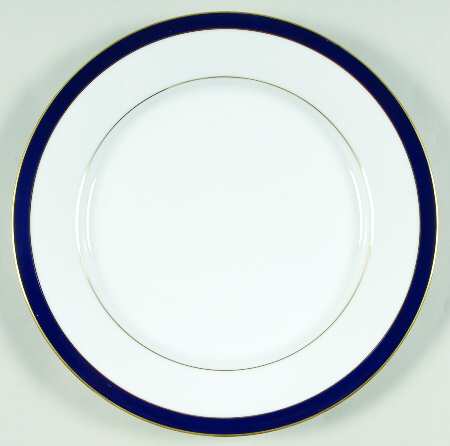 Royal Lapis (Navy Blue Band) 12" Chop Plate (Round Platter)