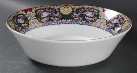 Royal Paisley 9" Round Vegetable Bowl by Muirfield
