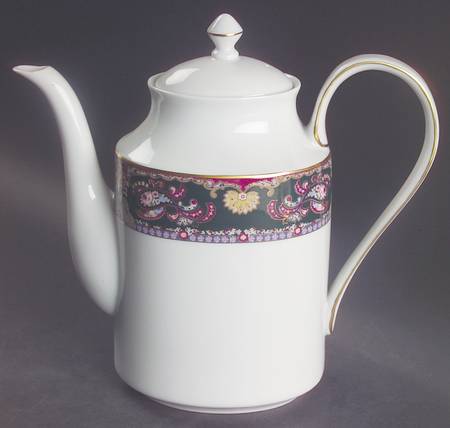 Royal Paisley Coffee Pot & Lid