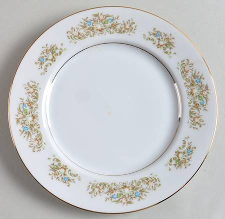 Floral Wreath Salad Plate