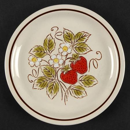 Strawberry Salad Plate