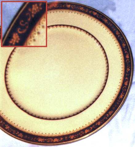 4774 Maroon Dinner Plate