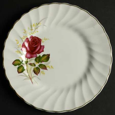 Anniversary Rose Salad Plate