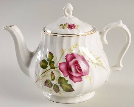 Anniversary Rose Teapot & Lid