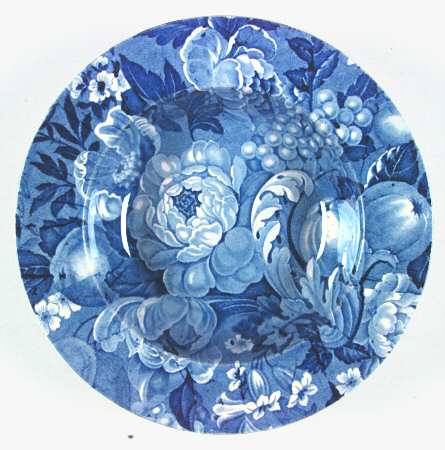 Appletime Blue Rim Soup Bowl