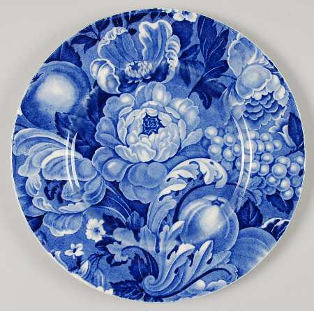 Appletime Blue Salad Plate