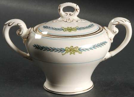 Athens Sugar Bowl & Lid