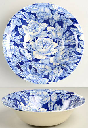 Bermuda Blue 8" Round Vegetable Bowl