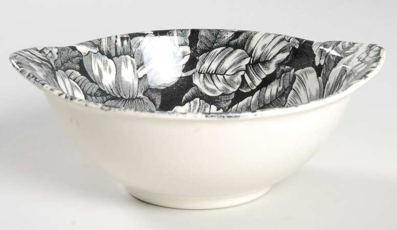 Bermuda Black Lugged Cereal Bowl