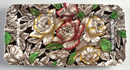 Bermuda Brown Multicolor Large Sandwich Tray