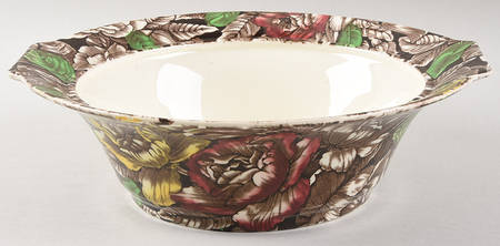 Bermuda Brown Multicolor Round Vegetable No Lid