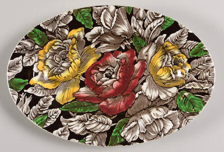 Bermuda Brown Multicolor Underplate for Gravy Boat