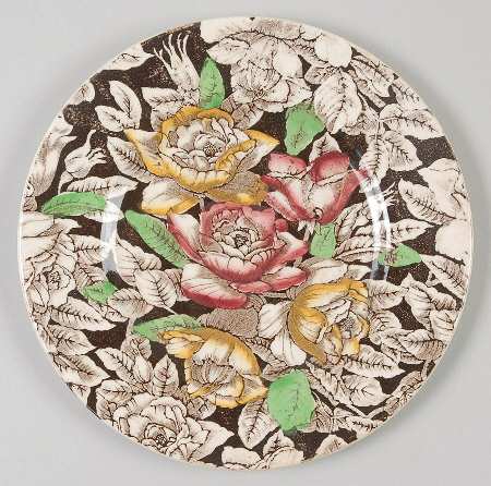 Bermuda Brown Multicolor Bread & Butter Plate