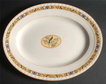 Birdette 14" Oval Serving Platter