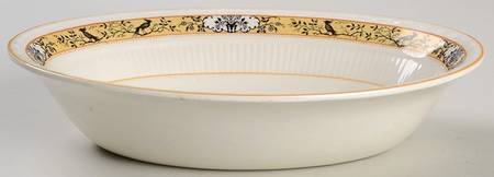Birdette 8" Oval Vegetable Bowl