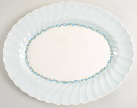 Blue Chelsea 14" Oval Serving Platter