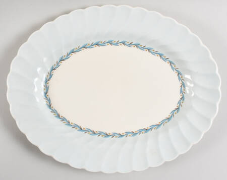 Blue Chelsea 12" Oval Serving Platter