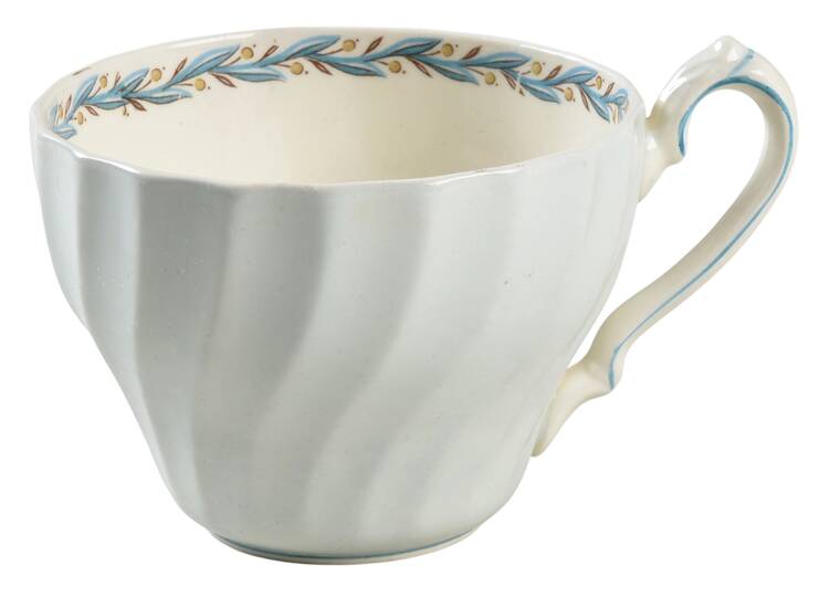 Blue Chelsea Flat Cup