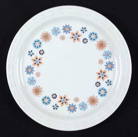 Blue Halo Bread & Butter Plate