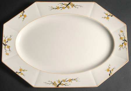Blossom 16" Oval Serving Platter