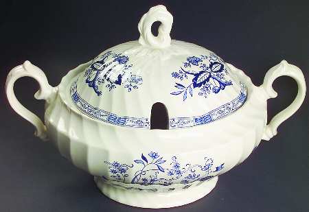 Blue Onion Tureen &  Lid