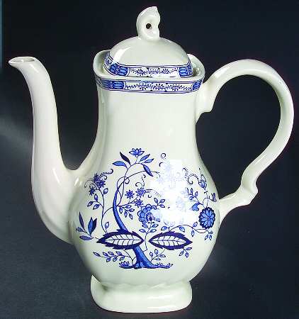 Blue Onion Coffee Pot & Lid