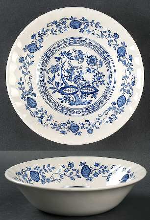 Blue Onion Coupe Cereal Bowl