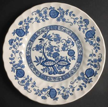 Blue Onion Salad Plate