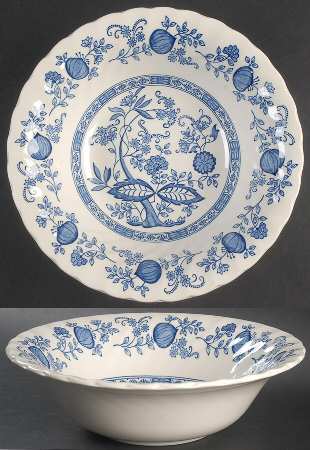 Blue Onion 8" Round Vegetable Bowl