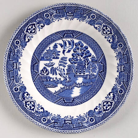 Blue Willow Bread & Butter Plate