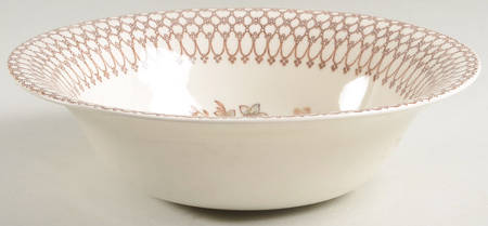 Bonnie Dundee (Brown) 8" Round Vegetable Bowl