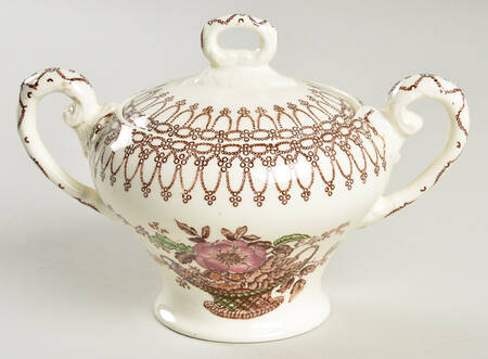 Bonnie Dundee (Brown) Sugar Bowl & Lid