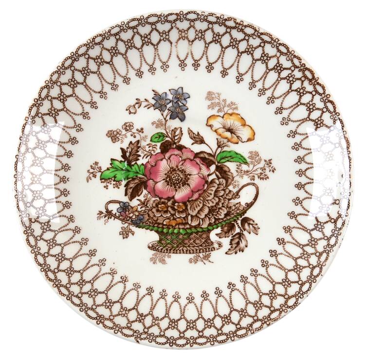 Bonnie Dundee (Brown) Saucer for Oversized Cup