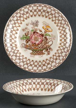 Bonnie Dundee (Brown) Fruit/Dessert (Sauce) Bowl
