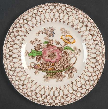 Bonnie Dundee (Brown) Bread & Butter Plate